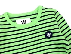 Wood Wood bluse Kim pale green / navy stripes